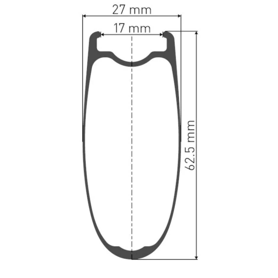 Wielen En Wielsets < DT Swiss ARC 1400 DICUT 62 - 28" Carbon Achterwiel - QR 130 - Shimano HG-EV / SRAM XDR