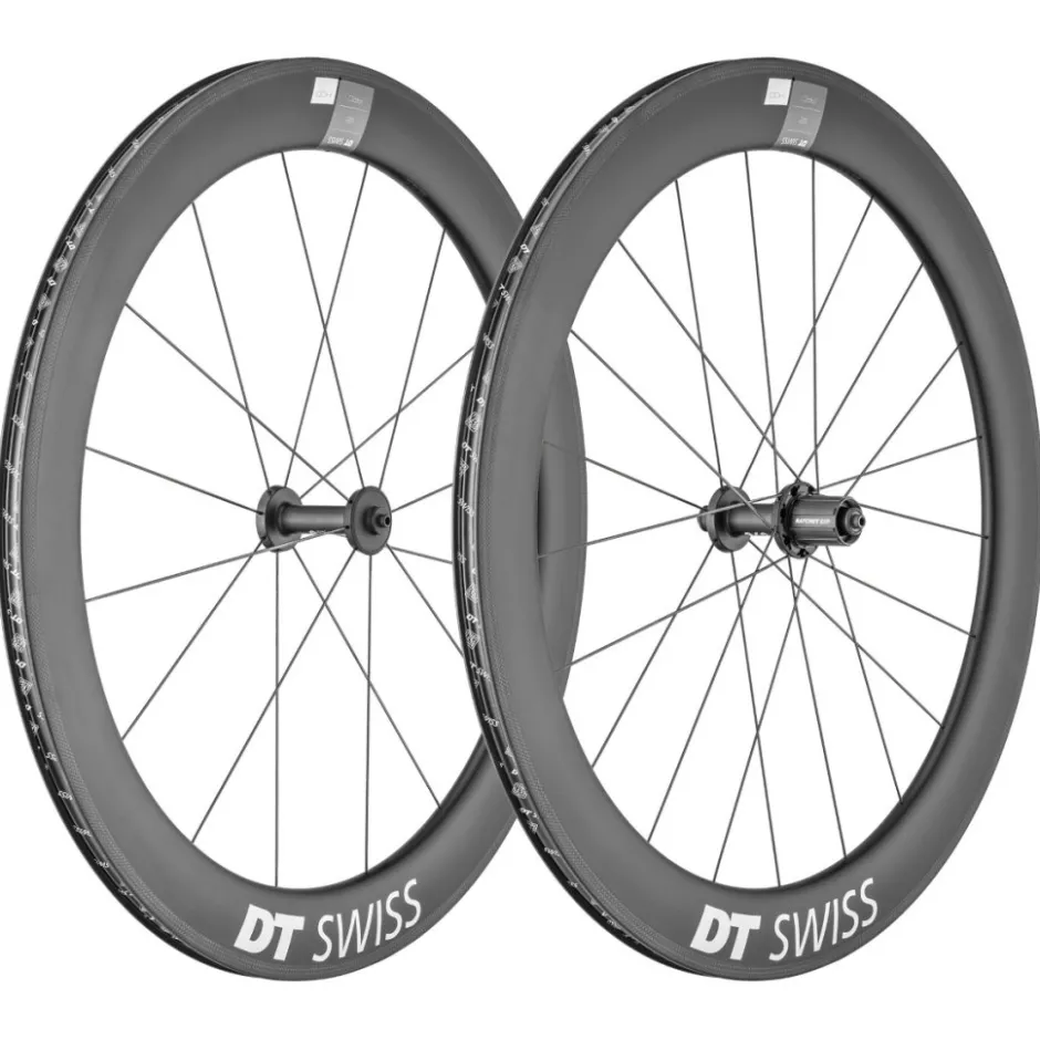 Wielen En Wielsets < DT Swiss ARC 1400 DICUT 62 - 28" Carbon Wielset - QR / QR 130 - Shimano HG-EV / SRAM XDR