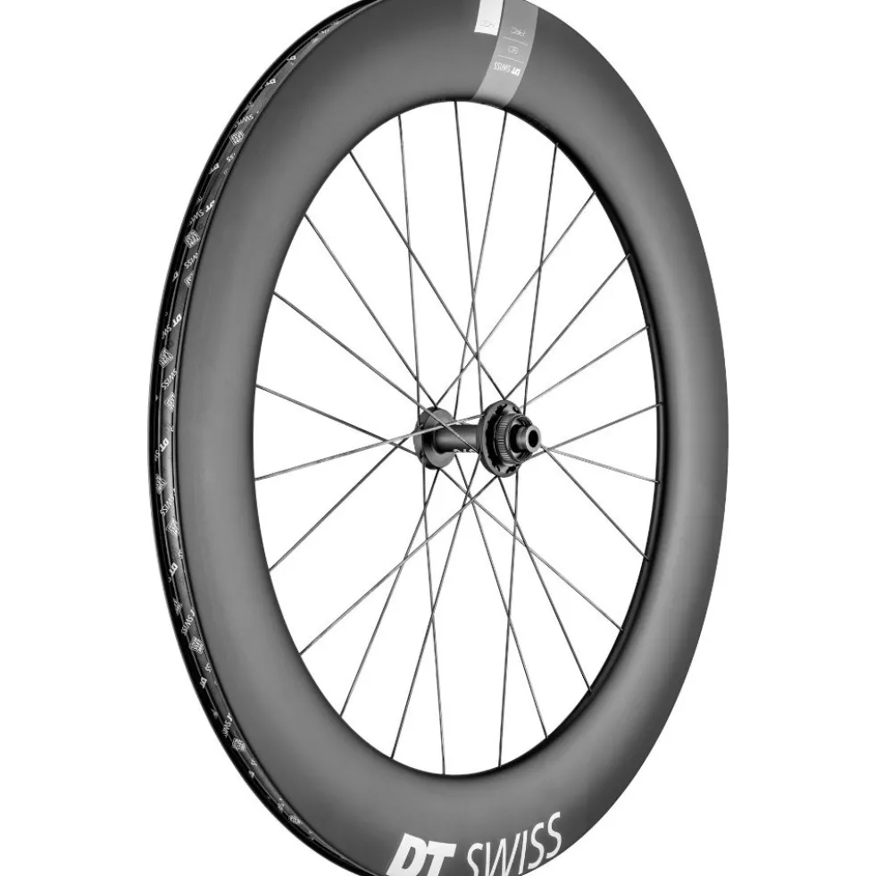 DT Swiss ARC 1400 DICUT db 80 - 28" Carbon Voorwiel - Centerlock - 12x100mm