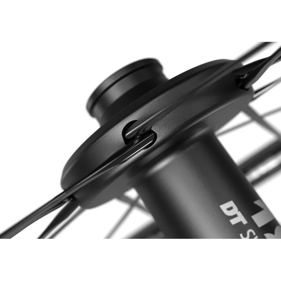 Wielen En Wielsets|Wielen < DT Swiss ARC 1100 DICUT db 80 Voorwiel - 28" | Carbon | Clincher | Centerlock - 12x100mm - zwart