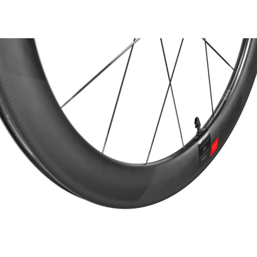 DT Swiss ARC 1100 DICUT 62 Voorwiel - 28" | Carbon | Clincher - QR 100 - zwart