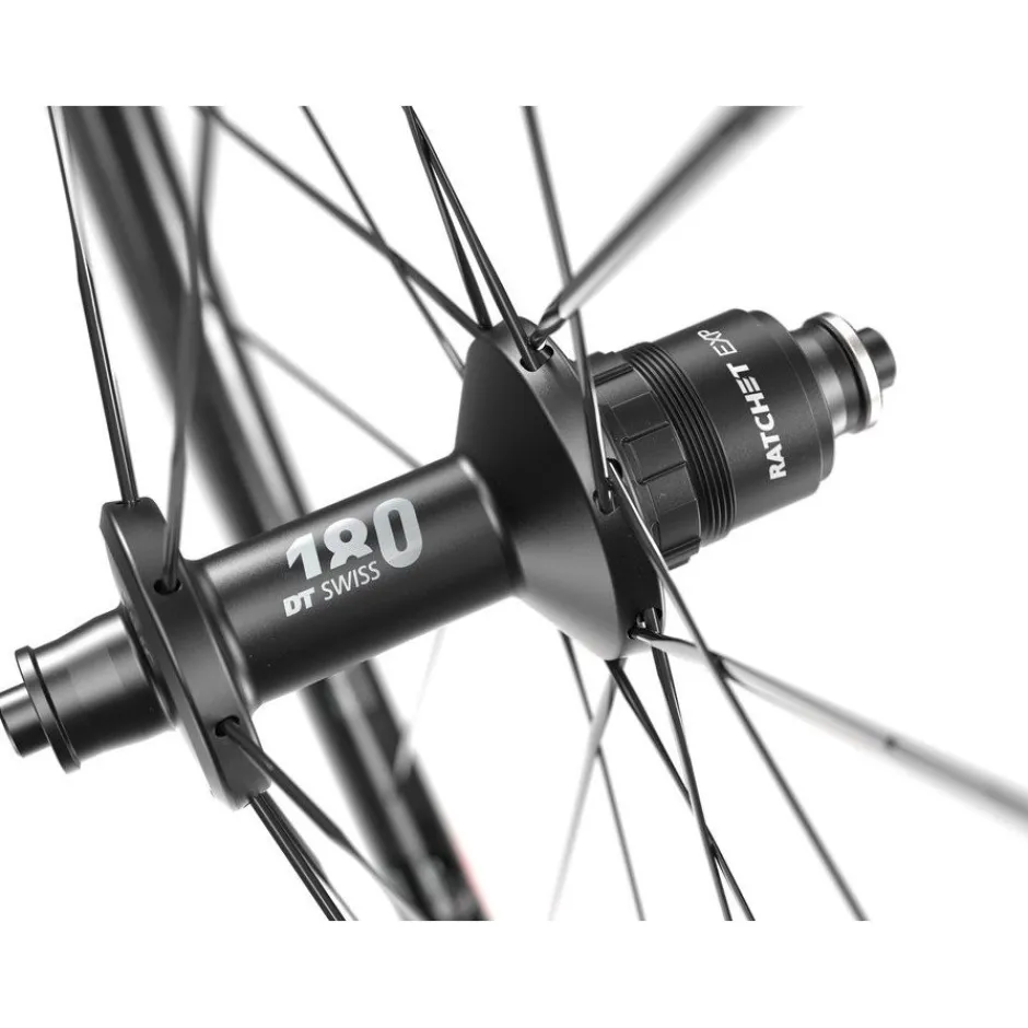 Wielen En Wielsets < DT Swiss ARC 1100 DICUT 48 Wielset - 28" | Carbon | Clincher - QR 100 / 130 - HG-EV / XDR
