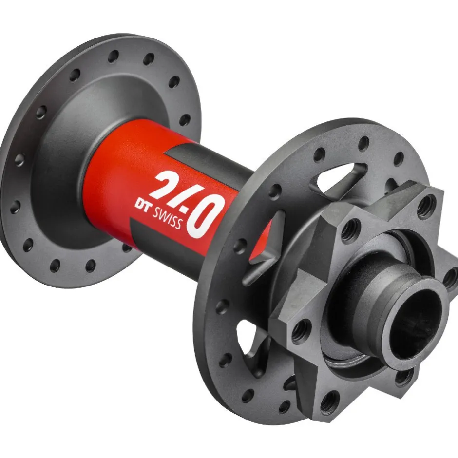 Naven En Freewheel < DT Swiss 240 Classic Voorwielnaaf | 6-Bolt | 15x110mm Boost - zwart