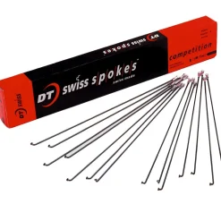 DT Swiss Competition Spaken 2,0/1,8/2,0 - zwart - 100 Stuks