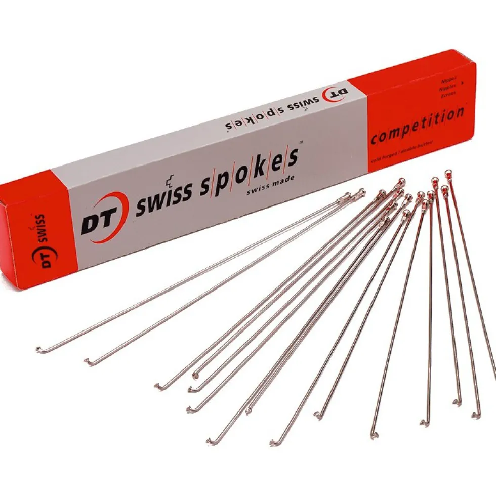 DT Swiss Competition Spaken 2,0/1,8/2,0 - zilver - 1 Stuk