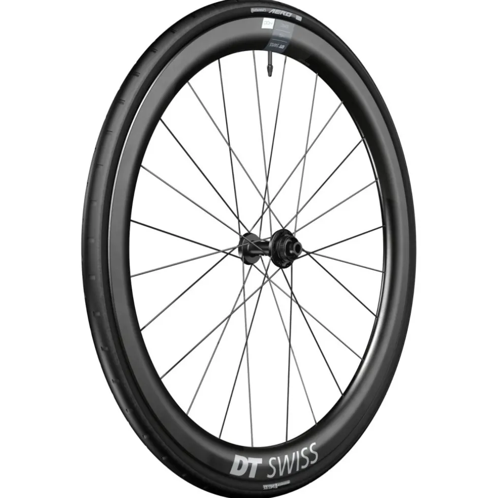 DT Swiss | Continental WTS Wielsysteem - ERC 1400 DICUT 45 Set + Aero 111 / GP 5000 S Vouwband - 28" | 12x100/12x142mm - HG-L / XDR