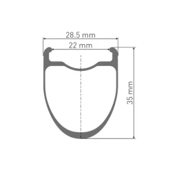DT Swiss CRC 1400 SPLINE 35 Wielset - 28" | Carbon | Clincher | Centerlock - 12x100mm | 12x142mm - HG-EV / XDR