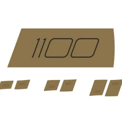 DT Swiss Decal Set ARC 1100 db Disc - WRS10036120S - gold