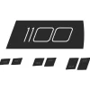 DT Swiss Decal Set ARC 1100 db Disc - WRS10036122S - black