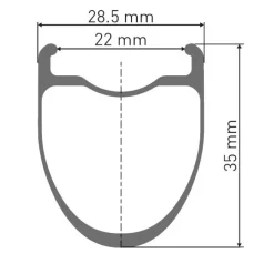 Wielen En Wielsets < DT Swiss ERC 1400 DICUT 35 Wielset - 28" | Carbon | Clincher | Centerlock - 12x100mm | 12x142mm
