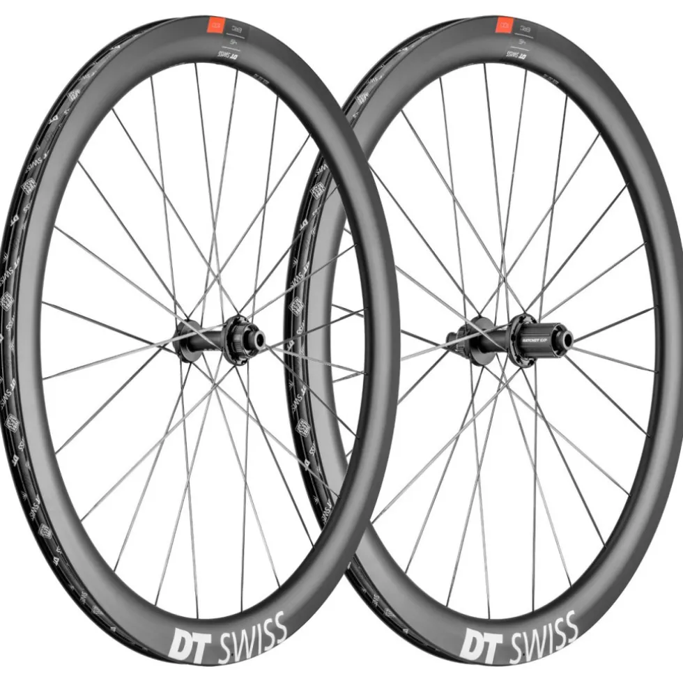 DT Swiss ERC 1100 DICUT 45 Wielset - 28" | Carbon | Clincher | Centerlock - 12x100mm | 12x142mm - zwart