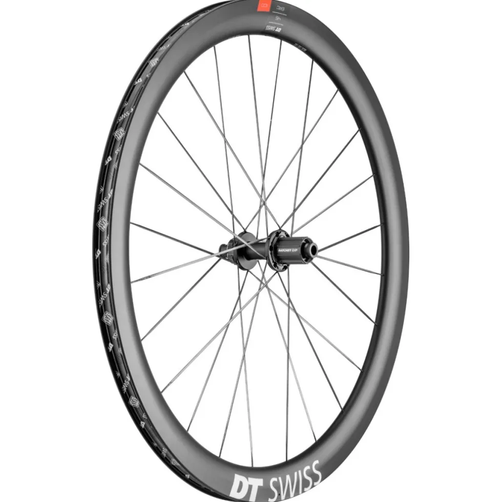 DT Swiss ERC 1100 DICUT 45 Wielset - 28" | Carbon | Clincher | Centerlock - 12x100mm | 12x142mm - zwart