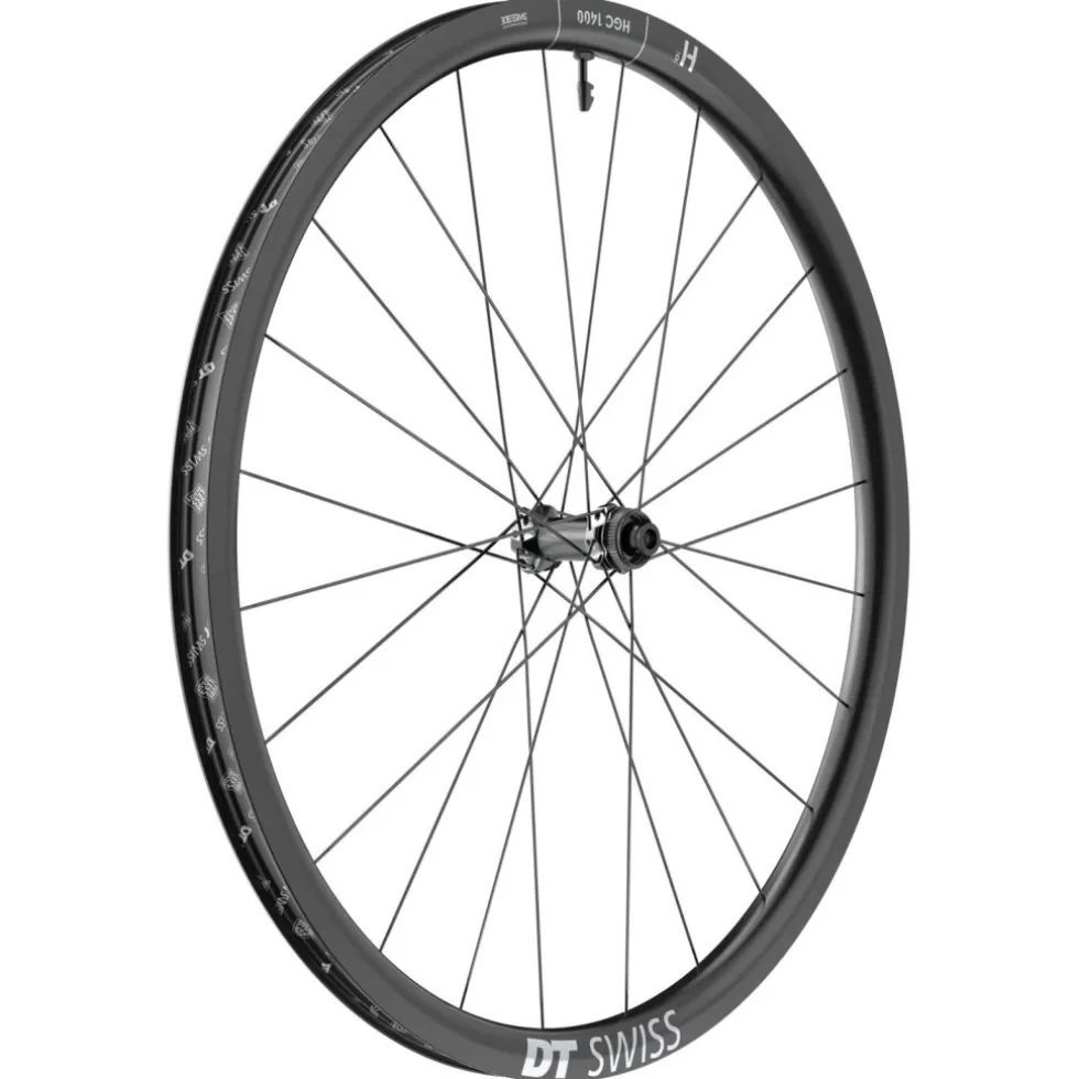 DT Swiss HGC 1400 SPLINE 30 Voorwiel - 28" | Carbon | Centerlock - 12x110mm Boost