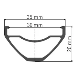 DT Swiss H 1900 SPLINE Achterwiel - 27.5" | 30mm - Clincher | 6 Gaten - 12x148mm Boost
