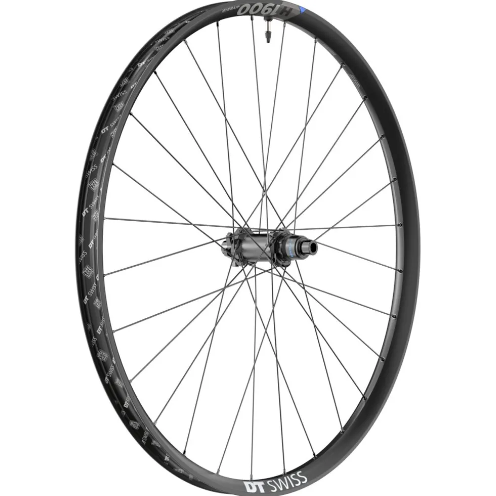 DT Swiss H 1900 SPLINE Achterwiel - 27.5" | 35mm | Clincher | 6 Gaten - 12x148mm Boost - zwart