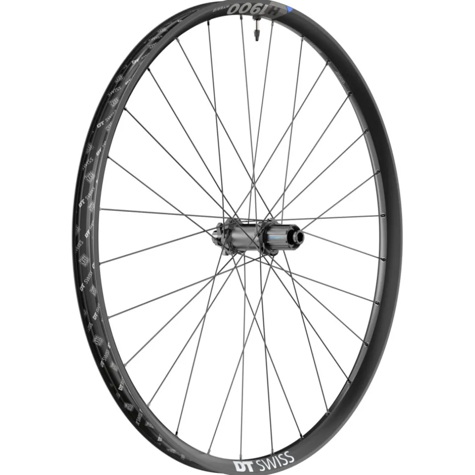 DT Swiss H 1900 SPLINE Achterwiel - 27.5" | 35mm | Clincher | 6 Gaten - 12x148mm Boost - zwart