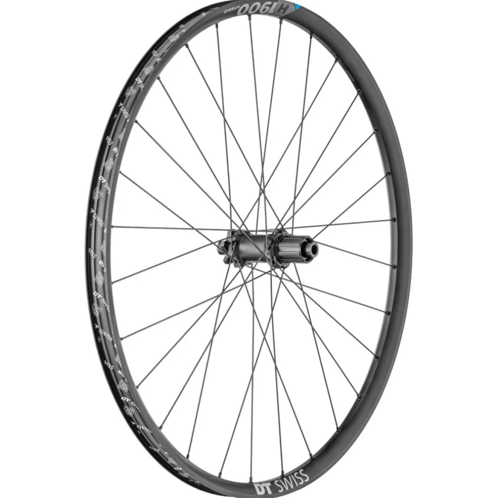 DT Swiss H 1900 SPLINE Achterwiel - 29" | 30mm - Clincher | 6 Gaten - 12x148mm Boost - zwart
