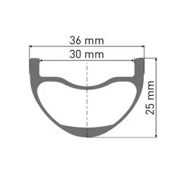 DT Swiss HXC 1501 SPLINE ONE Achterwiel - 27.5