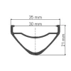 E-Bike Wielen, Velgen En Naven < DT Swiss HX 1700 SPLINE Voorwiel - 27.5" | 30mm | Clincher | Centerlock - 15x110mm Boost