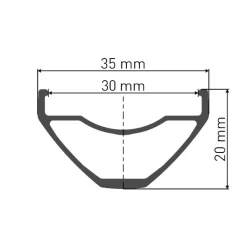 DT Swiss M 1900 SPLINE Achterwiel - 29" | 30mm | Clincher | Centerlock / 6-Gaten - 12x142mm - zwart
