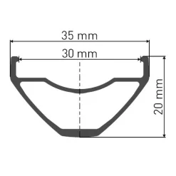 DT Swiss M 1900 SPLINE Voorwiel - 29" | 30mm | Clincher | Centerlock / 6 Gaten - 15x110mm Boost