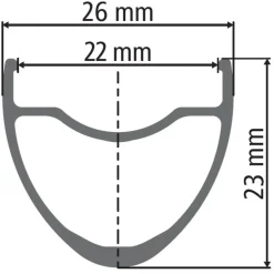 Velgen < DT Swiss R 500 db Cross Road - 27.5" Velg - zwart