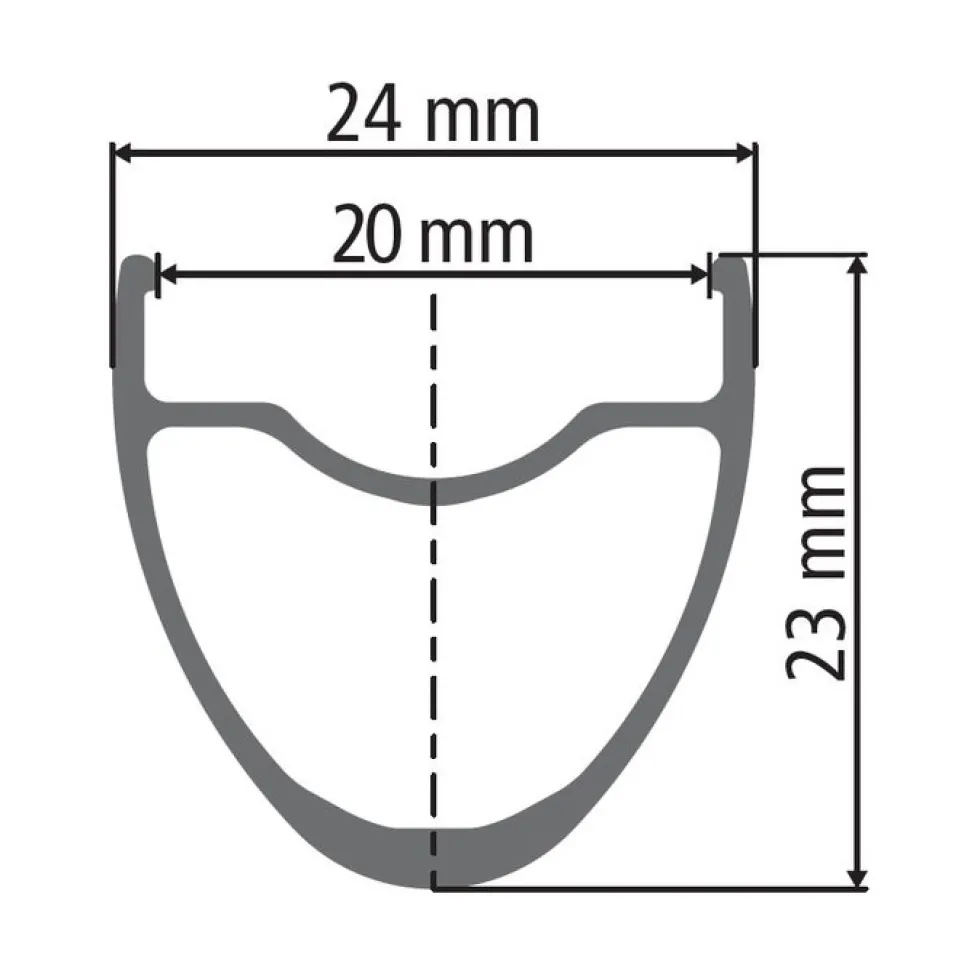 DT Swiss R 470 db Road Velg - zwart