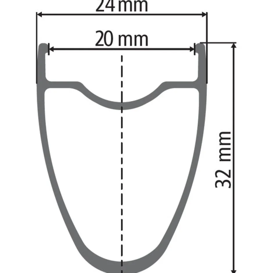 Velgen < DT Swiss RR 521 db Road Velg - zwart