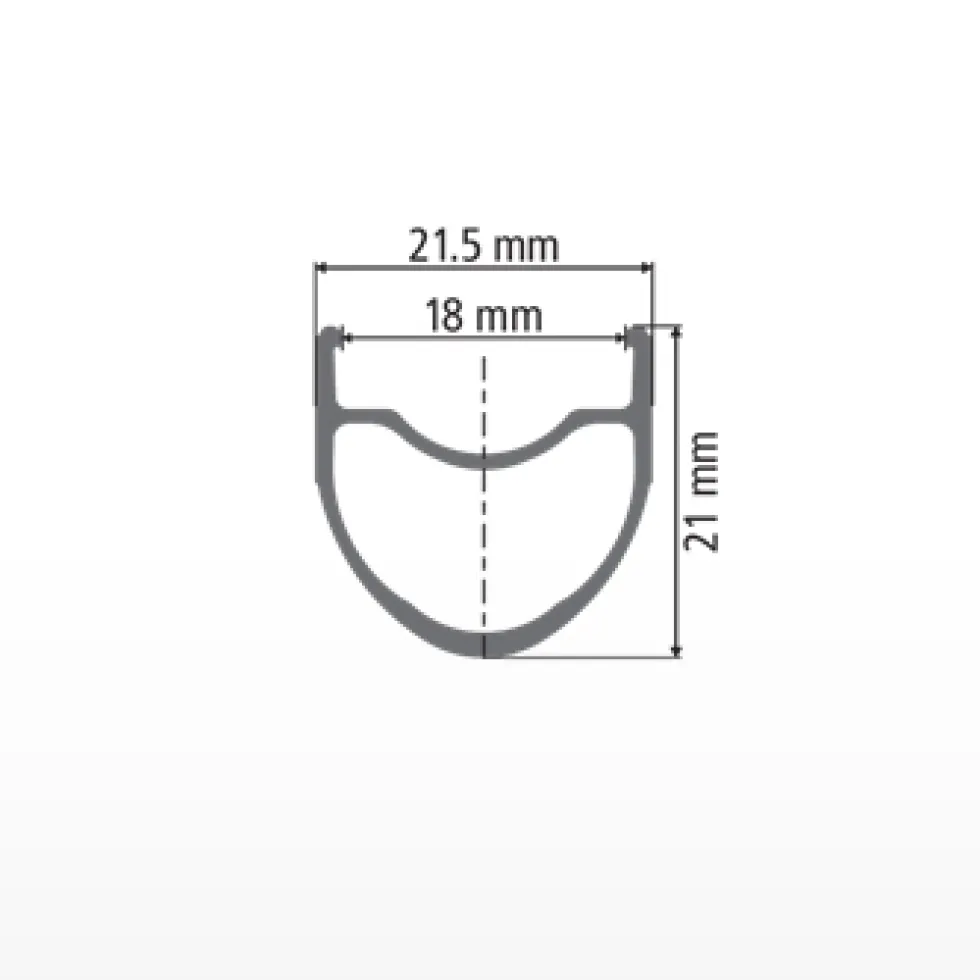 DT Swiss RR 411 Velg Road - zwart