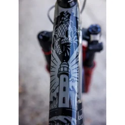 DYEDBRO Beschermfolie voor het Frame MTB - Surfs Up - zwart
