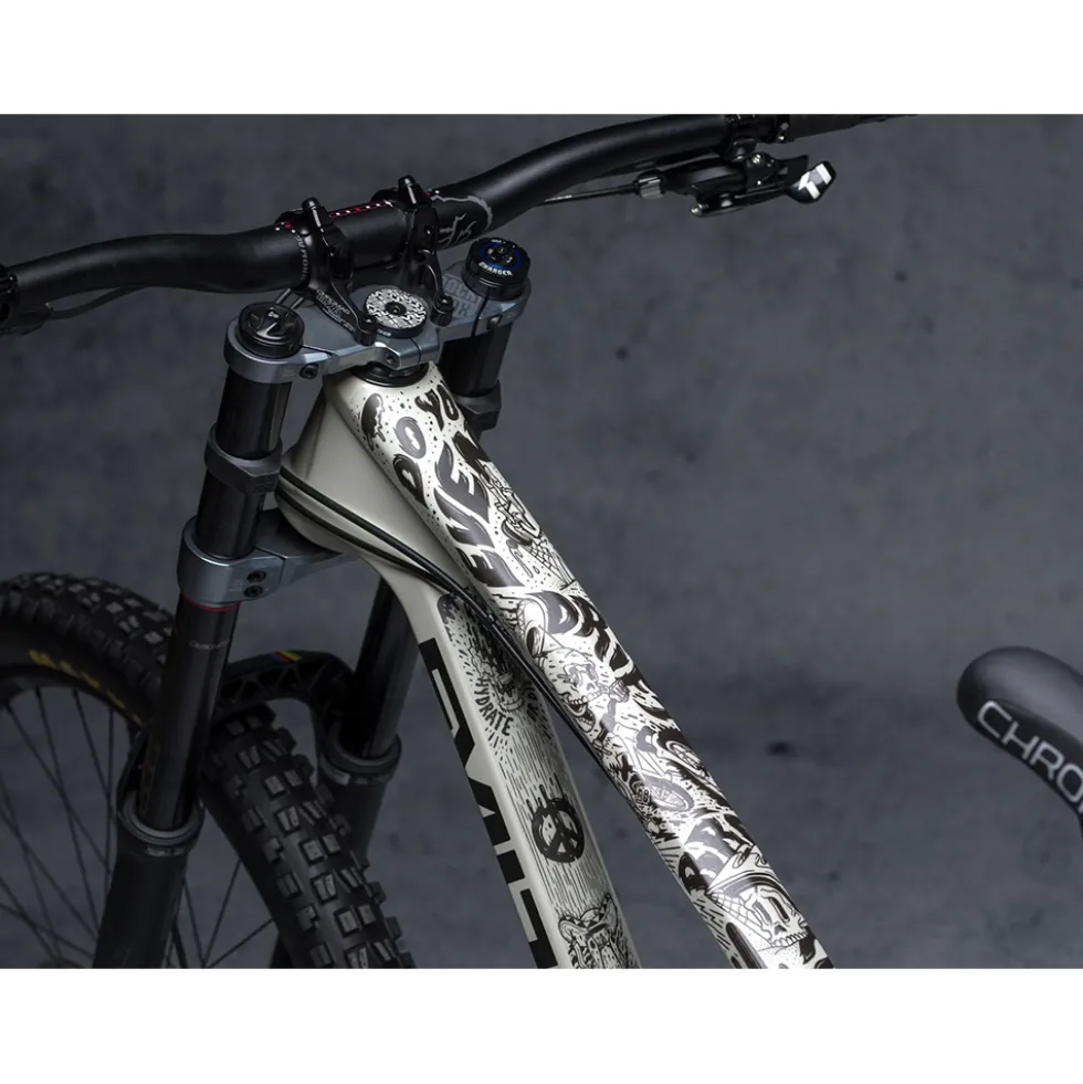 DYEDBRO Beschermfolie voor het Frame - Fluor - black gloss