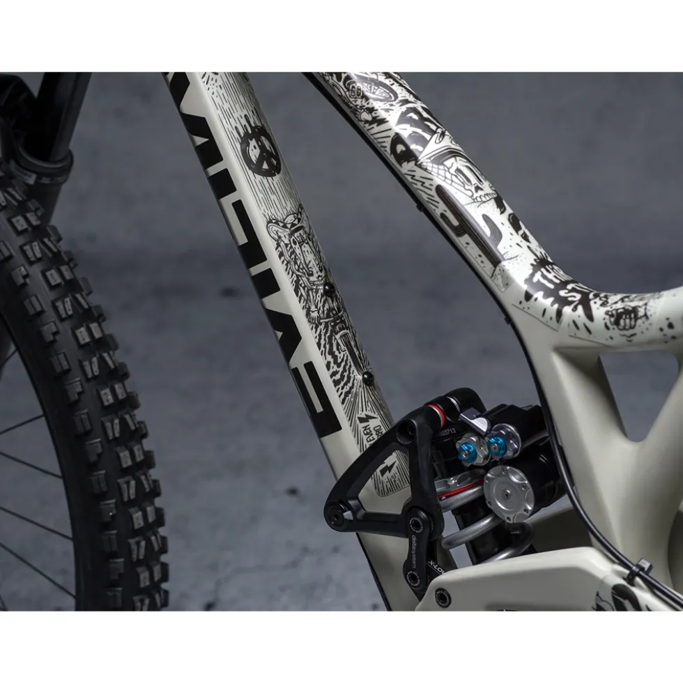 DYEDBRO Beschermfolie voor het Frame - Fluor - black gloss