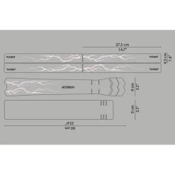 DYEDBRO Beschermfolie voor het Frame - Lightning - pink matte