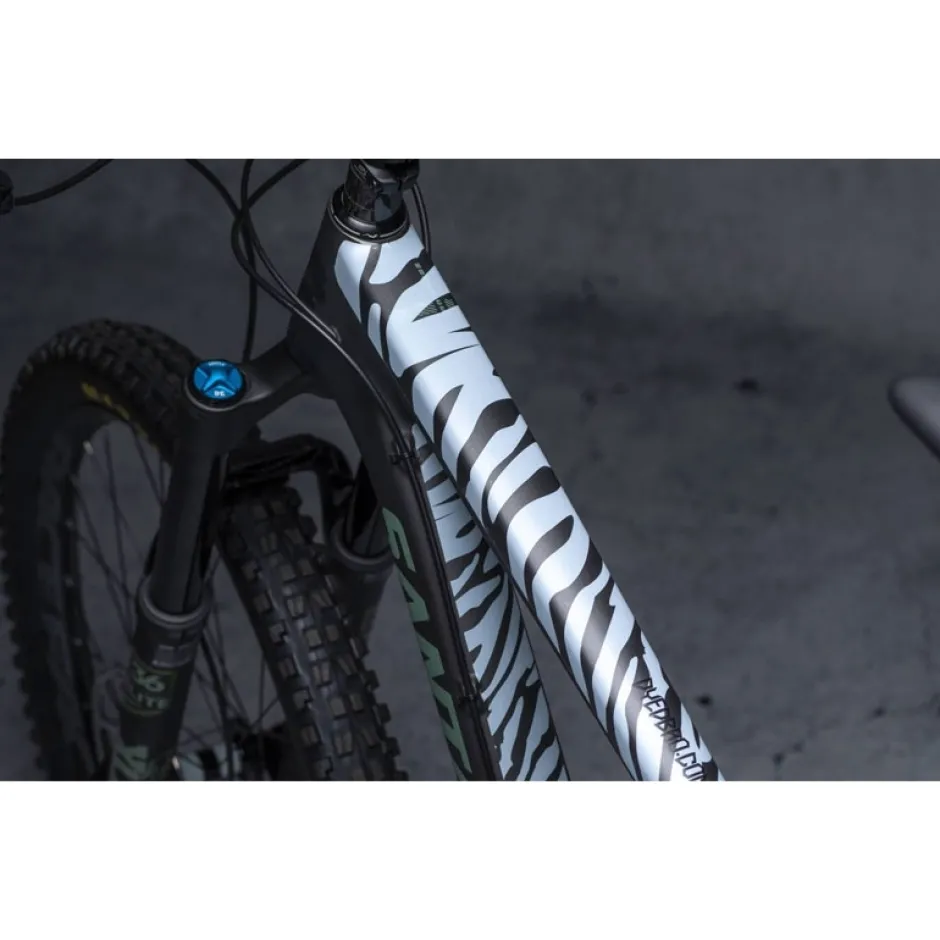 Stickers < Dyedbro Beschermfolie voor het Frame Zebra - white matt