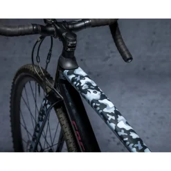 Stickers < Dyedbro Camo Gravel Beschermfolie voor het Frame - white matte