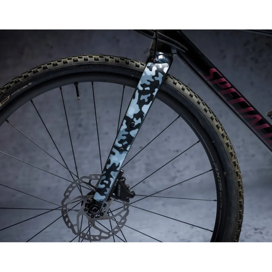 Stickers < Dyedbro Camo Gravel Beschermfolie voor het Frame - white matte