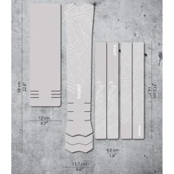 DYEDBRO Frame Protection Kit Stay Free E-BIKE - white matte