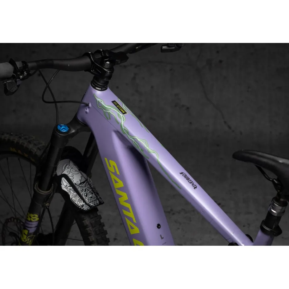 Stickers < Dyedbro Frame Protection Kit Lightning E-BIKE - green matte