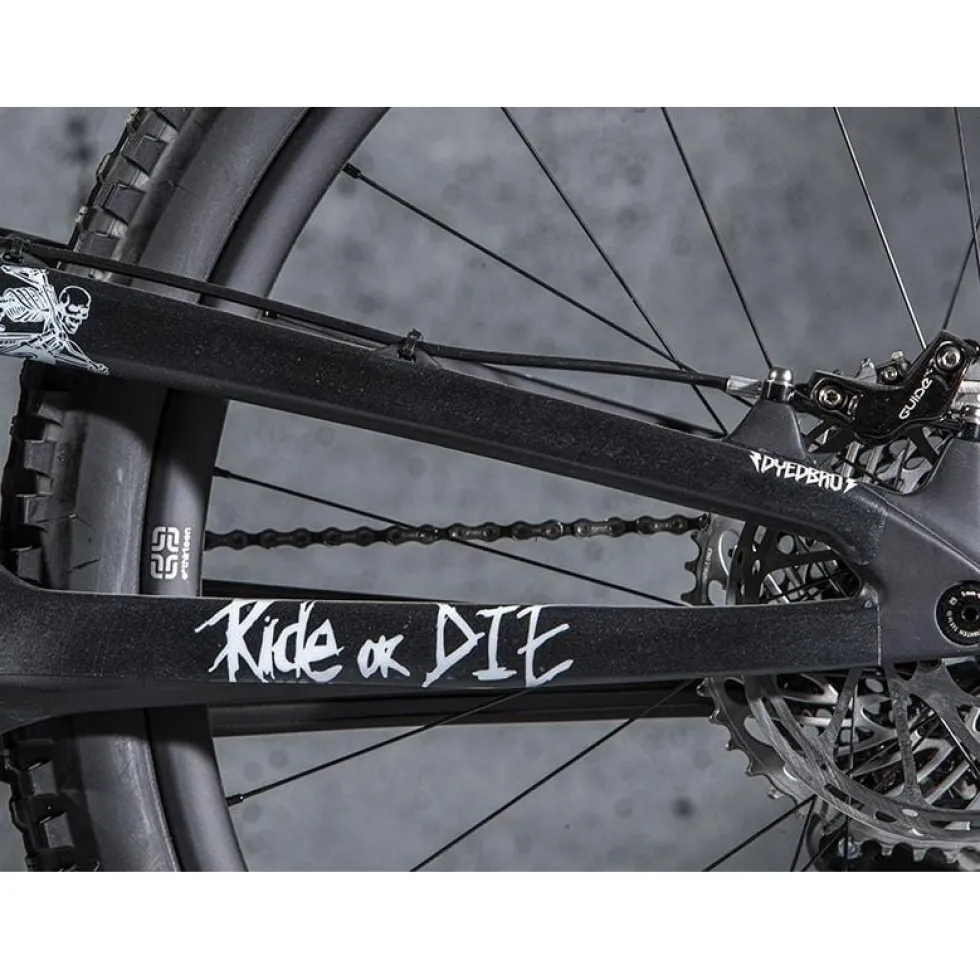 DYEDBRO Frame Protection Kit Ride or Die - white