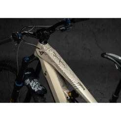 DYEDBRO Frame Protection Kit Stay Free E-BIKE - black matte