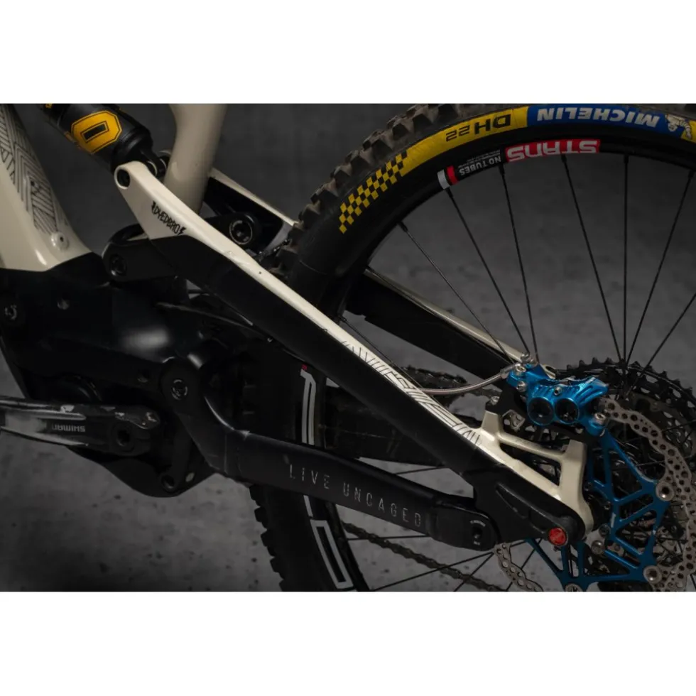 DYEDBRO Frame Protection Kit Stay Free E-BIKE - black matte