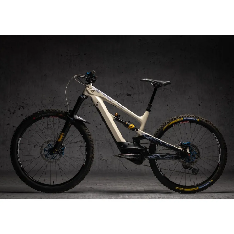 DYEDBRO Frame Protection Kit Lightning E-BIKE - blue matte