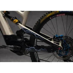 DYEDBRO Frame Protection Kit Lightning E-BIKE - blue matte
