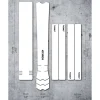 Stickers < Dyedbro Frame Protection Kit Clear Glitter - clear