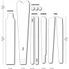 DYEDBRO Gravel Frame Protection Kit CLEAR - black gloss