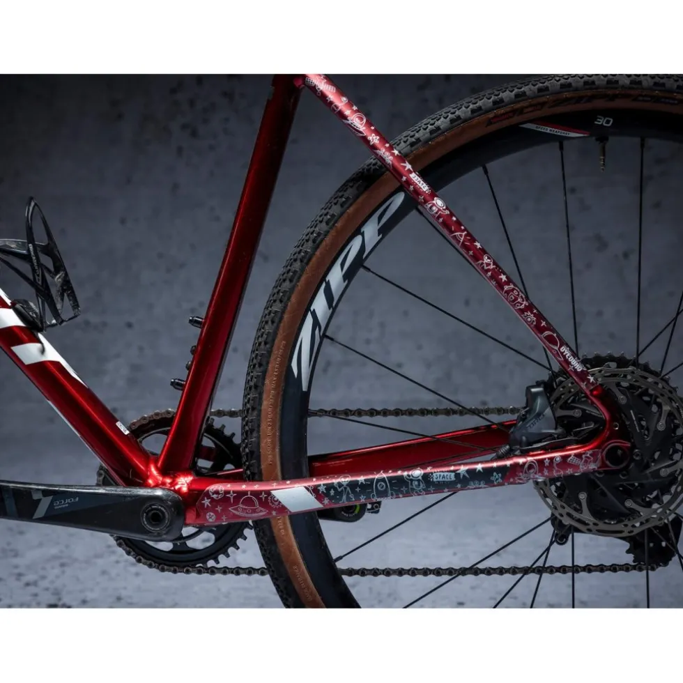 DYEDBRO Gravel Frame Protection Kit CLEAR - white matte