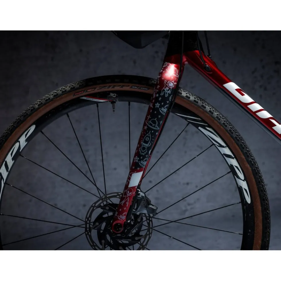 DYEDBRO Gravel Frame Protection Kit SPACE TRIP - white matte