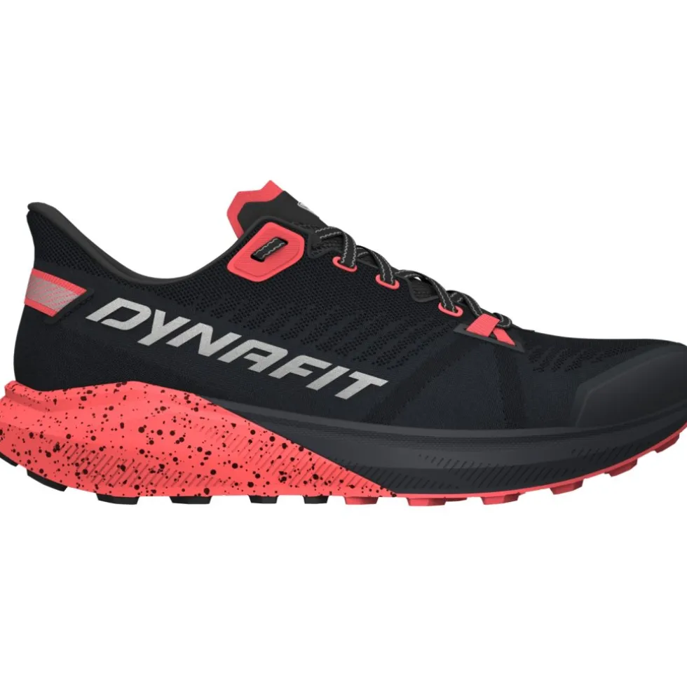 Dynafit Trail Reflective Hardloopschoenen Dames - Black Out/Fluo Coral