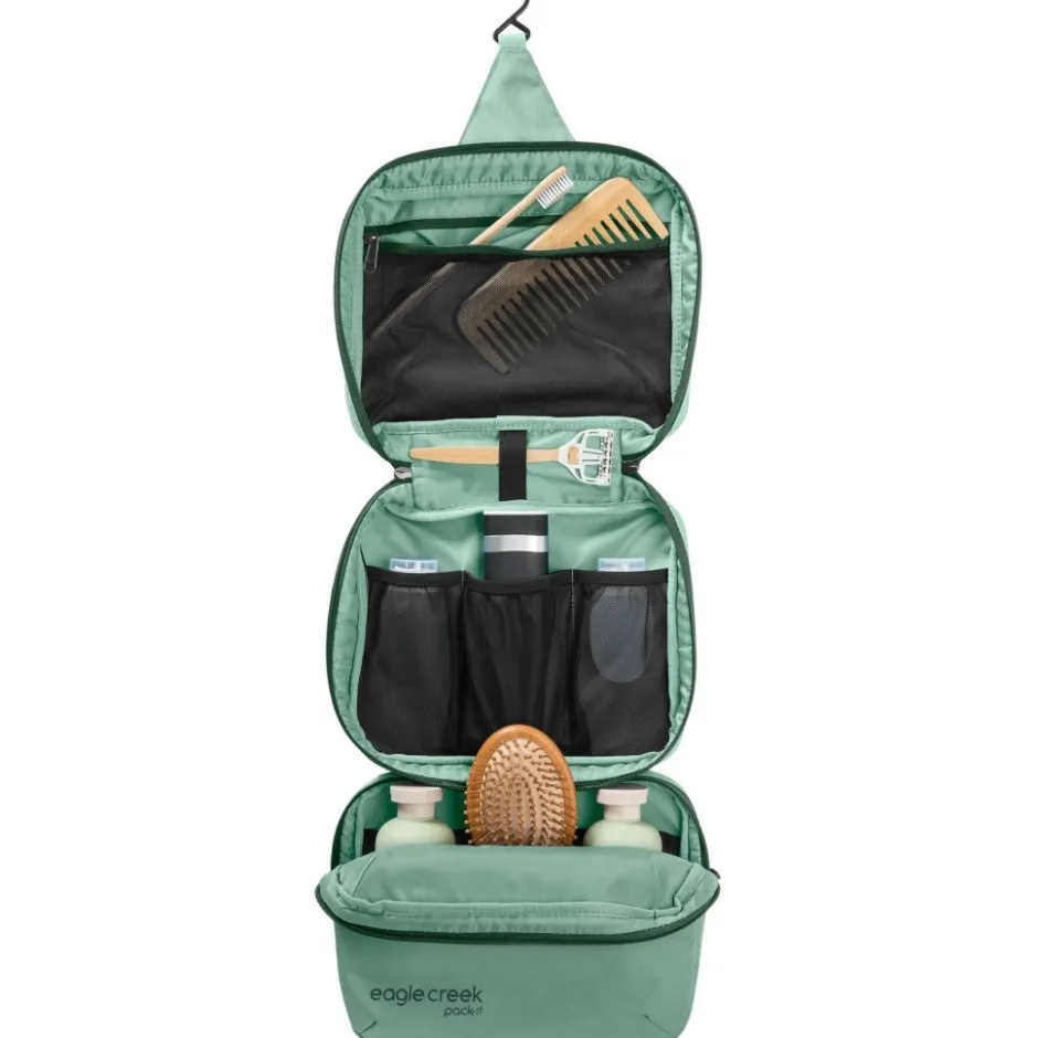 Overige Tassen & Etuis|Overige Tassen En Etuis < Eagle Creek Pack-It™ Trifold Toiletry Kit Toilettas - willow green