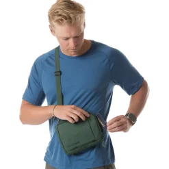 Eagle Creek Stash RFID Schoudertas - grass green